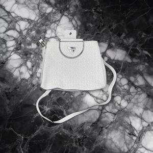 Guess Logo Print Satchel Crossbody Bag